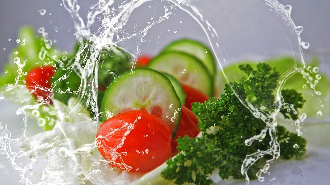 Légumes dans un régime hyperprotéiné